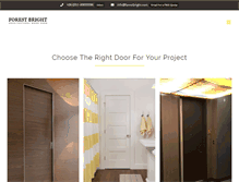 Tablet Screenshot of forestbright.com